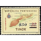 Map of Timor - Timor 1960 - 50