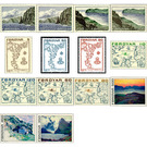 Maps and landscapes - Faroe Islands 1975 Set