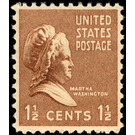 Martha Washington (1731-1802), former First Lady of the USA - United States of America 1938