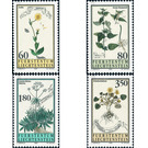 medicinal plants  - Liechtenstein 1995 Set