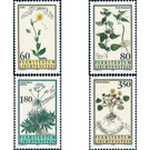 medicinal plants  - Liechtenstein 1995 Set