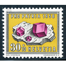 Minerals and fossils  - Switzerland 1958 - 30 Rappen