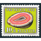 Minerals and fossils  - Switzerland 1959 - 10 Rappen
