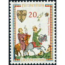 minstrel  - Liechtenstein 1962 - 20 Rappen