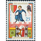 minstrel  - Liechtenstein 1963 - 25 Rappen