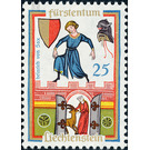 minstrel  - Liechtenstein 1963 - 25 Rappen