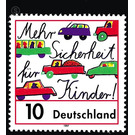 More safety for children in traffic  - Germany / Federal Republic of Germany 1997 - 10 Pfennig