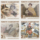 Mosaics from Haleplibahçe Museum, Urfa (2020) - Turkey 2020 Set