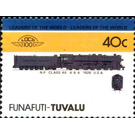 N.P. Class A5 4-8-4 1926 USA - Polynesia / Tuvalu, Funafuti 1985