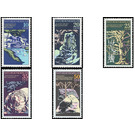 natural monuments  - Germany / German Democratic Republic 1977 Set