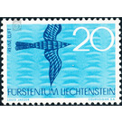 natural reserve  - Liechtenstein 1966 - 20 Rappen