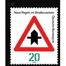 New rules in road traffic (1)  - Germany / Federal Republic of Germany 1971 - 20 Pfennig