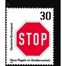 New rules in road traffic (1)  - Germany / Federal Republic of Germany 1971 - 30 Pfennig