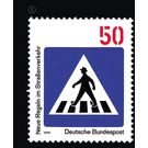 New rules in road traffic (1)  - Germany / Federal Republic of Germany 1971 - 50 Pfennig