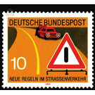 New rules in road traffic (2)  - Germany / Federal Republic of Germany 1971 - 10 Pfennig