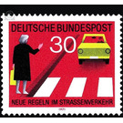 New rules in road traffic (2)  - Germany / Federal Republic of Germany 1971 - 30 Pfennig