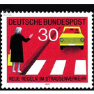 New rules in road traffic (2)  - Germany / Federal Republic of Germany 1971 - 30 Pfennig