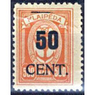 New value on Memeledition - Germany / Old German States / Memel Territory 1923 - 50