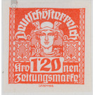 newspaper stamp  - Austria / Republic of German Austria / German-Austria 1920 - 1.20 Krone