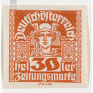 newspaper stamp  - Austria / Republic of German Austria / German-Austria 1920 - 30 Heller