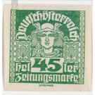 newspaper stamp  - Austria / Republic of German Austria / German-Austria 1920 - 45 Heller