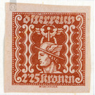Newspaper Stamps  - Austria / Republic of German Austria / German-Austria 1922 - 2.25 Krone