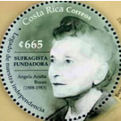 Ángela Acuña Braun(1888-1983), Lawyer and Suffragist - Central America / Costa Rica 2020