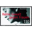 No violence against women  - Germany / Federal Republic of Germany 2000 - 110 Pfennig