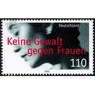 No violence against women  - Germany / Federal Republic of Germany 2000 - 110 Pfennig
