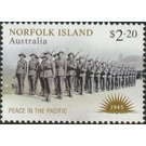 Norfolk Island Infantry Detachment Troops on Parade - Norfolk Island 2020