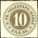 Number in double circle - Germany / Prussia 1864 - 10