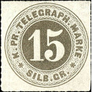 Number in double circle - Germany / Prussia 1864 - 15