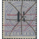 Number on rosette - Germany / Old German States / North German Confederation 1869