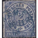 Numeral in circle - Germany / Old German States / North German Confederation 1868 - 2