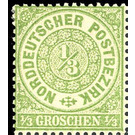 Numeral in circle - Germany / Old German States / North German Confederation 1869