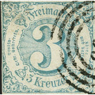 Numeral in Circle - Germany / Old German States / Thurn und Taxis 1860 - 3