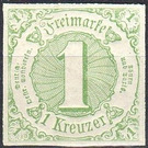Numeral in circle - Germany / Old German States / Thurn und Taxis 1865 - 1