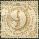 Numeral in circle - Germany / Old German States / Thurn und Taxis 1865 - 9