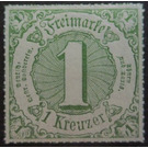 Numeral in Circle - Germany / Old German States / Thurn und Taxis 1866 - 1