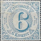 Numeral in Circle - Germany / Old German States / Thurn und Taxis 1866 - 6