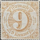 Numeral in Circle - Germany / Old German States / Thurn und Taxis 1866 - 9