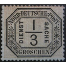 Numeral in frame - Germany / Old German States / North German Confederation 1870