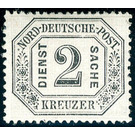 Numeral in frame - Germany / Old German States / North German Confederation 1870 - 2