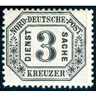 Numeral in frame - Germany / Old German States / North German Confederation 1870 - 3