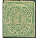 Numeral in oval - Germany / Old German States / North German Confederation 1868 - 1