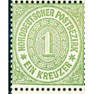 Numeral in oval - Germany / Old German States / North German Confederation 1869 - 1