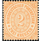 Numeral in oval - Germany / Old German States / North German Confederation 1869 - 2