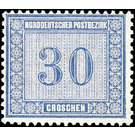 Numeral in square - Germany / Old German States / North German Confederation 1869 - 30