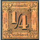 Numeral in square - Germany / Old German States / Thurn und Taxis 1854