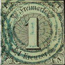 Numeral in square - Germany / Old German States / Thurn und Taxis 1856 - 1